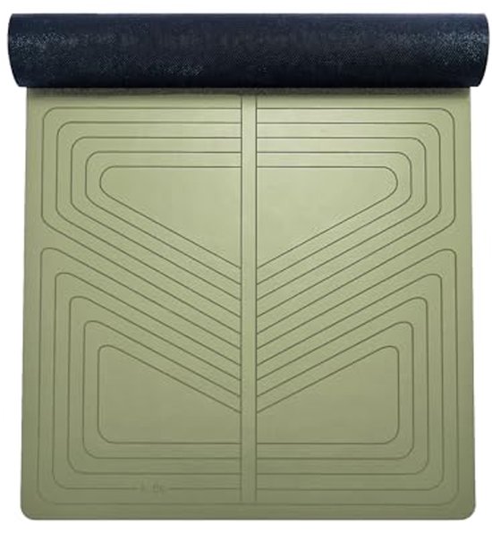 Professionele Antislip Yogamat | Milieuvriendelijk PU Design voor Yoga Stijlen van Merkloos