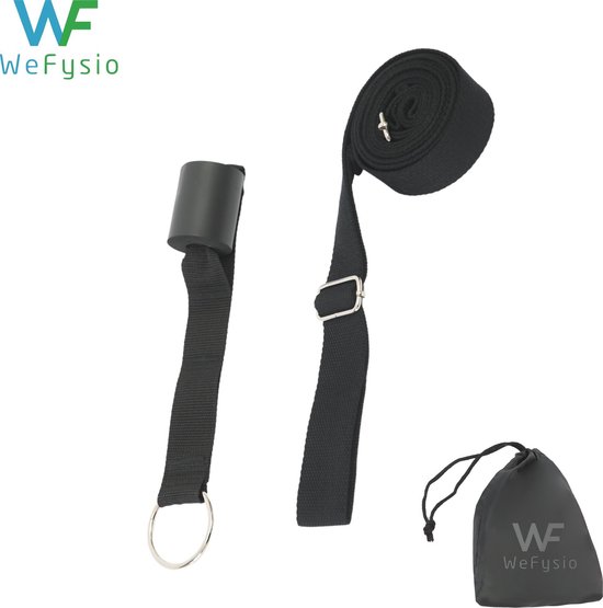 Professionele Benen Strekker met Deurbevestiging | Verbetert Flexibiliteit en Lenigheid | Geschikt voor Meditatie, Yoga, Dans en Ballet | Zwart van Trendy24 Studio