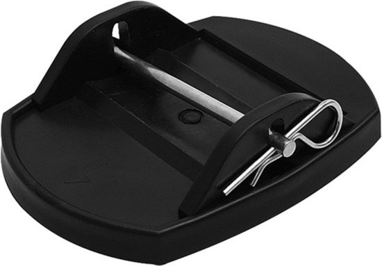ProPlus Stabilisatievoet met metalen pen - 175 x 140 mm - zwart - duurzame kwaliteit kunststof van ProPlus
