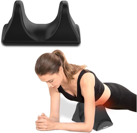 Psoas spiermassager - multifunctioneel - heuphaak psoas spierontspanningsapparaat - rugstretcher - multifunctionele massagestick - zwart van Merkloos