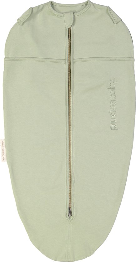 Puckababy Original Mini Inbakerslaapzak (3-6M) - Katoen - Olive van Puckababy