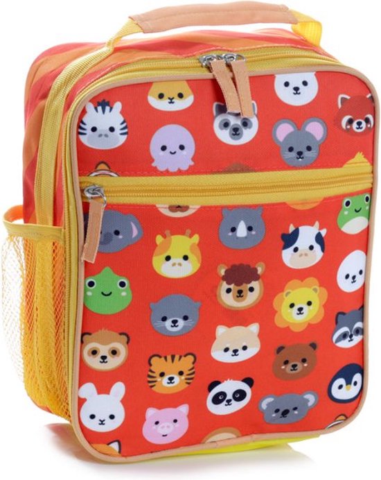 Puckator - Kinder koeltas - Kinder rugzak - Adoramals - Diverse dieren - 21x10x26 cm van Puckator.