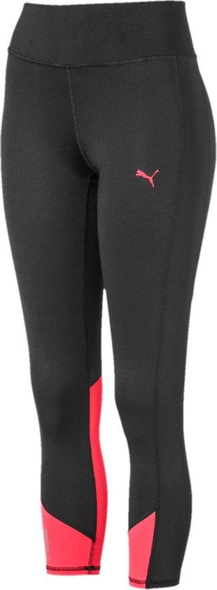 PUMA Always On Solid 3/4 Tight Dames Sportlegging - Puma Black-Ignite Pink - Maat S van PUMA.