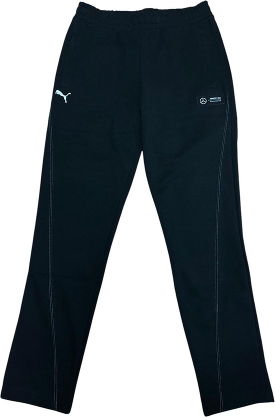Puma - MAPF1 Sweatpants - Broek - Mannen - Zwart/Groen - Maat L van PUMA.