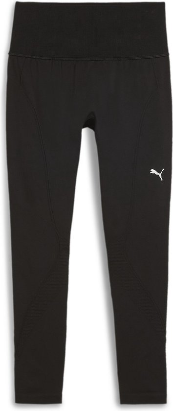 PUMA SHAPELUXE SEAMLESS HW FL TIGHTS Dames Sportlegging - PUMA Black-Vapor Cat - Maat L van PUMA.