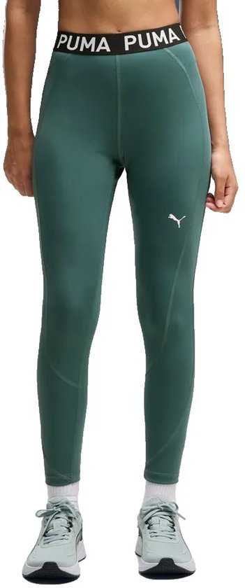Puma Strong Leggings Met Hoge Taille Groen S Vrouw