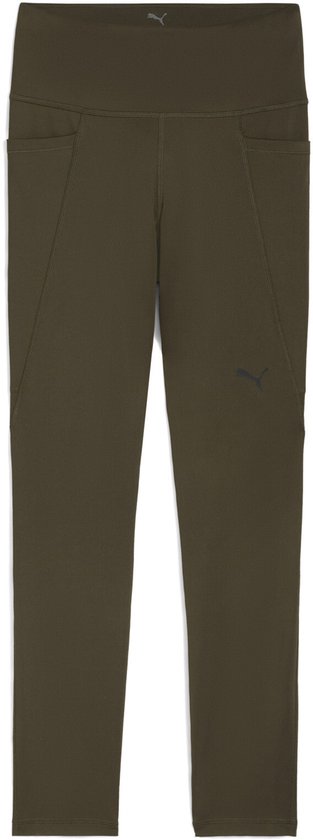 PUMA W TAD ESSENTIAL TIGHT - HW 7/8 Dames Sportlegging - Dark Olive van Puma