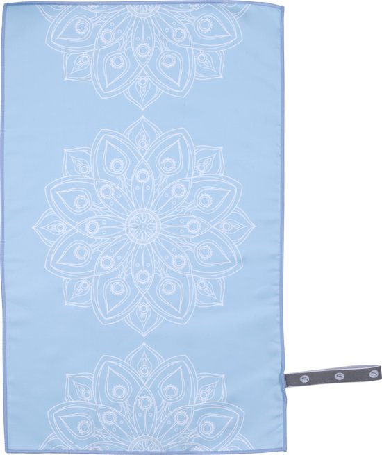 Pure2Improve Yoga handdoek, 183 x 61 cm blauw van Pure2Improve