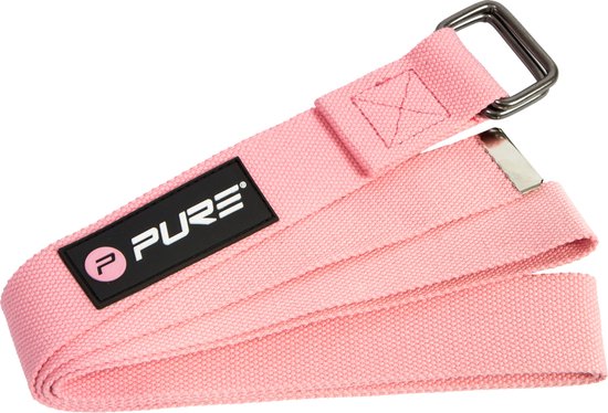 Pure2Improve Yoga Riem - voor Stretch oefeningen - 180 cm - Roze van Pure2Improve