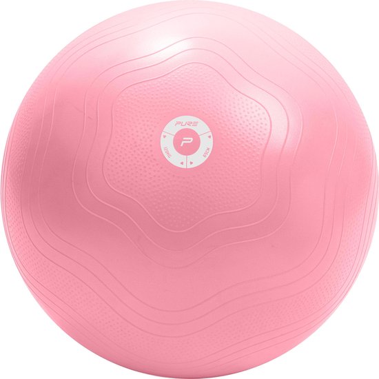 Pure2Improve - Yogabal - antiburst - 65 cm - roze van Pure2Improve