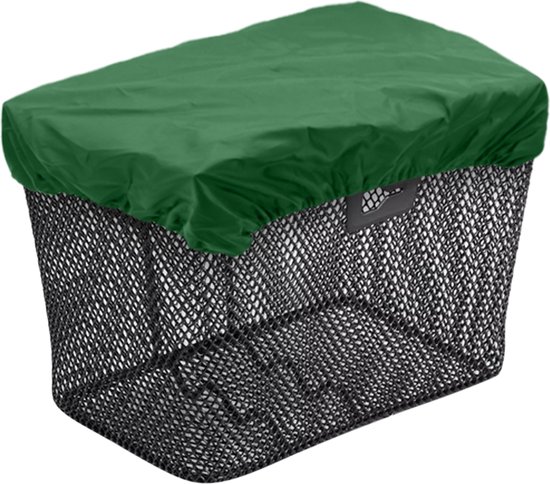 Purepeak Fietskrat Hoes - Krathoes Fietsmand - 40x50cm - Afdekhoes Waterbestendig - Crate Cover - Groen van Pure
