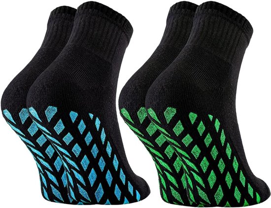 Rainbow Socks Dames Neon Sportsokken met Antislip Brokaatzool