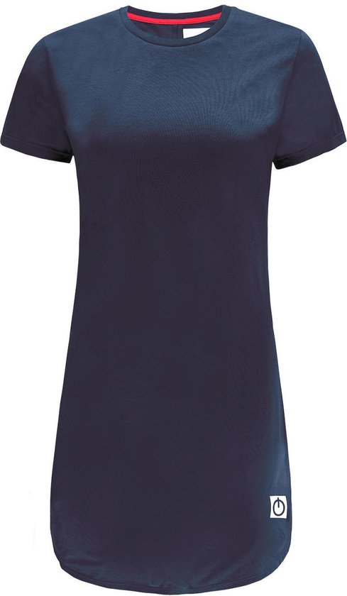 Re-Born Lang Sport T-shirt Kapmouw Dames - Navy - Maat S van Re-Born