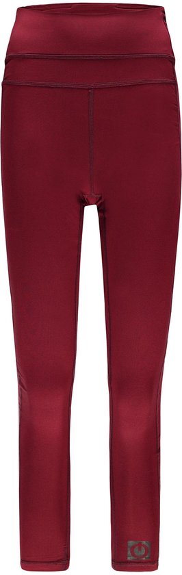 Re-Born Lange Sport Legging Dames - Burgundy - Maat M van Re-Born