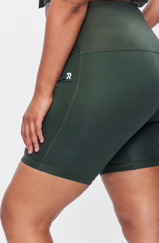 Redmax Sportlegging Dames Corrigerend Perfect RMXBobby - Sportkleding - Geschikt voor Fitness en Yoga - Dry Cool - Corrigerend - Groen - 44 van Redmax