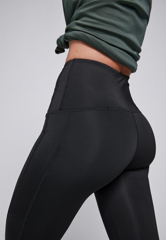 Redmax Sportlegging Dames Perfect RMXYara - Sportkleding - Geschikt voor Fitness en Yoga - Dry Cool - Fitness Legging - Corrigerend - Zwart - S van Redmax