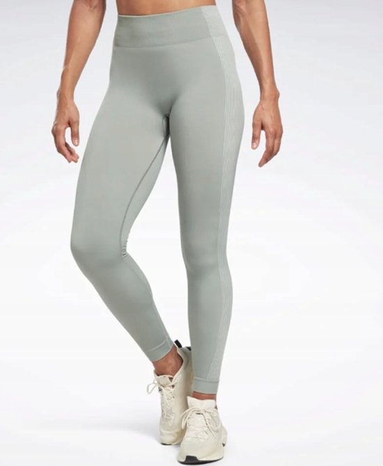 Reebok Serie - Sportlegging - Groen - Dames - Lange Lengte