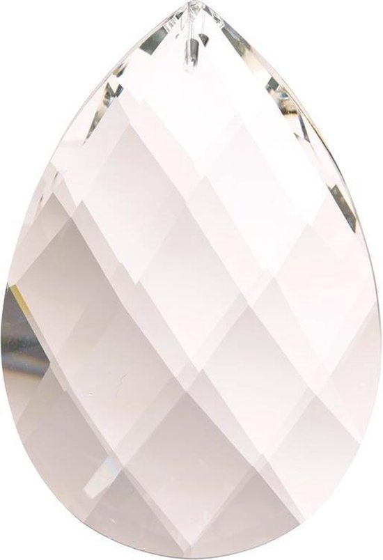Regenboogkristal druppelvorm - 5x7.6 cm