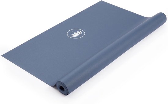 Reis Yogamat 185 cm | Opvouwbaar & Eco Natuurlijk Rubber | Dunne & Stevige Yoga Mat voor Thuis & Studio