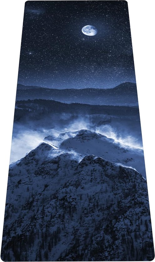 reis-yogamat, opvouwbaar, lichte trainingsmat, ideaal voor yoga, pilates, bikram, stretching, training en beweging (183 cm x 61 cm x 1,5 mm) van KG Physio