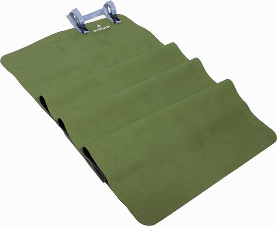 Reisyogamat met draagriem Opvouwbaar en lichtgewicht Dun antisliprubber/compact reisyogadeken Ideaal voor handbagage van Merkloos