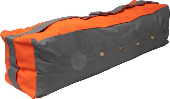 REVIVE yogatas met verstelbare schouderband, kleur oranje, 100% biologisch katoen, ruim hoofdvak met zijvak. van REVIVE