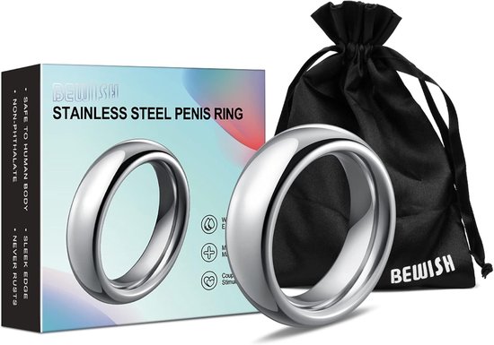 Ringen voor Erectie Training - Robuust RVS - Ergonomisch Ontwerp - Comfortabel voor Langdurig Gebruik - ShopVlot