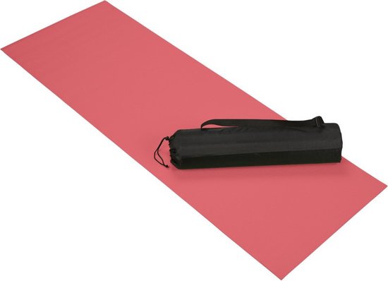 Rode fitness mat 60 x 170 cm van VirtuFit