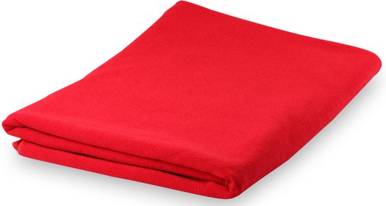 Rode yoga of fitness microvezel hanndoek 150 x 75 cm - ultra absorberend - super zacht van Neverland Fitness