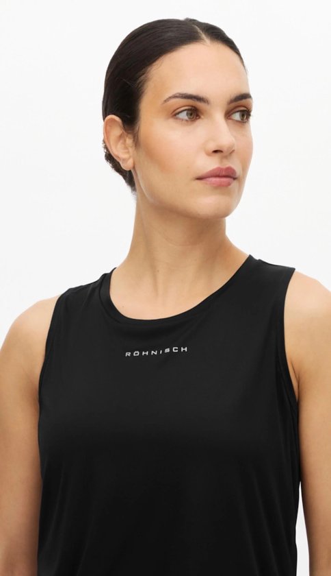 RÖHNISCH - team logo tank top - Training singlet dames - Zwart
