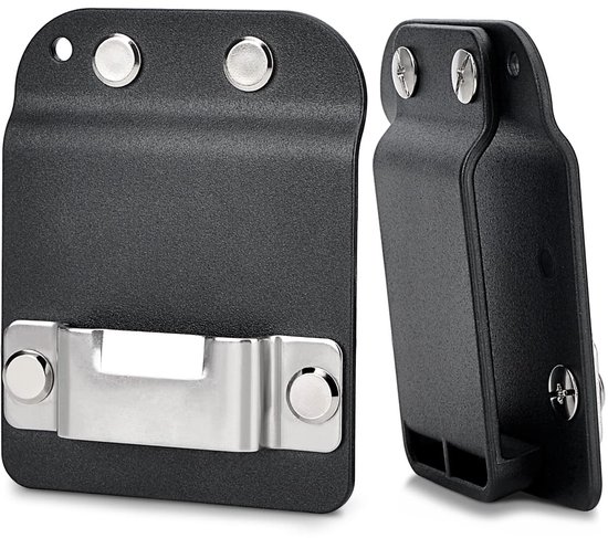 Rolmaathouder voor aan de riem, platte rolmaatclip voor aan de riem, geschikt voor gereedschapsriemen tot 5 cm, rolmaathouder, accessoires voor elektriciens, timmerlieden en loodgieters van Merkloos