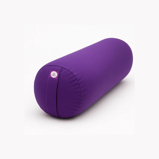 Ronde Yoga Bolster Katoen - Ondersteuning voor Herstellende Yoga, Yin Yoga en Heupopenende Houdingen