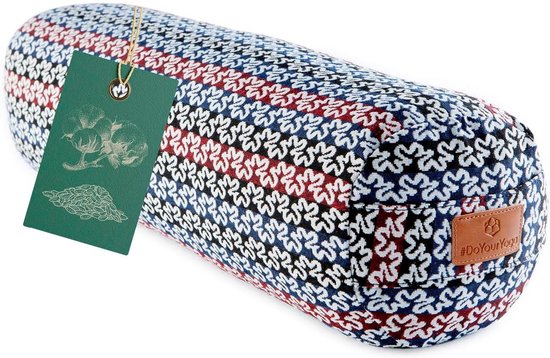 Ronde Yoga Bolster voor Meditatie en Pilates - Met Bio Speltvulling - 68 cm Lengte