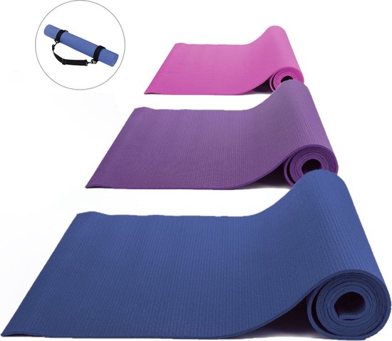 Rucanor Yoga mat - Klein fitness - blauw - ONE van Rucanor