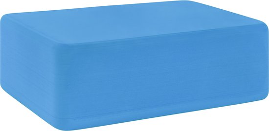 RYZOR Yogablok - Yogablokken schuim - Pilates -  Foam yoga blok - Yogablokken lichtblauw - Yoga blocks - Yoga artikelen - Afgeronde hoeken - Schuim - 15 x 22 x 7 centimeter (lxbxh) - Lichtblauw van RYZOR