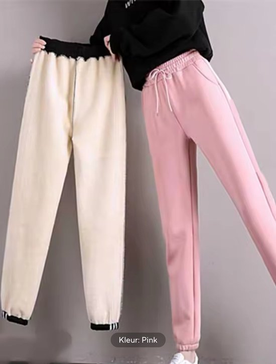 S Dames Winter Warme Leggings Dikke Broek Warme Fleece Plus Size Lange Dikke Broek Mode Casual Soild Color Leggings van Merkloos