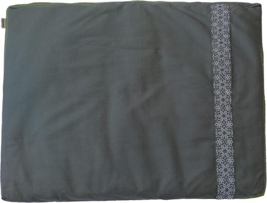 Samarali Meditatiemat van Biologisch Katoen – GOTS-gecertificeerd & Ethisch Geproduceerd – Gevuld met Gerecyclede Wolvezels voor Optimale Demping | 90x70x5 cm, Ideaal voor Yoga & Meditatie, 6 Kleuren van Samarali