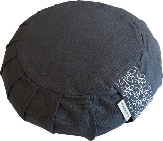 Samarali Verstelbaar Meditatie- en Yogakussen – Biologisch katoen GOTS-gecertificeerd, ergonomisch gevuld met boekweitdoppen, ethisch geproduceerd, 25x17 cm, verkrijgbaar in 6 kleuren van Samarali