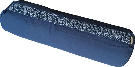 Samarali Yoga Bolster - 100% katoen - 20x60 cm - 3.5KG - 2 covers (buiten & binnen) - GOTS gecertificeerd van Samarali