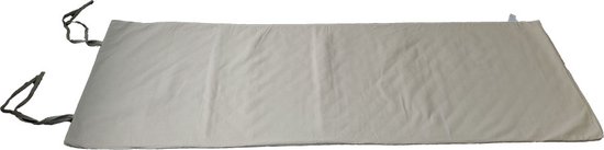 Samarali Yoga mat Katoen - Kasteel Grijs - Yoga mat extra dik - Meditatiemat - Pilates mat - 200x65 CM - 100% Biologisch van Samarali