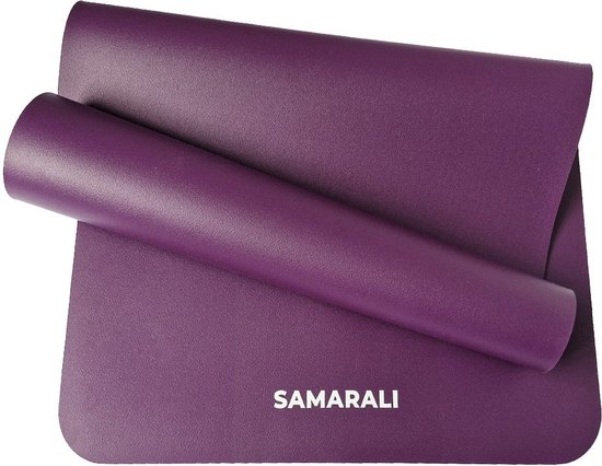 Samarali yogamat van natuurlijk rubber - Geproduceerd in Spanje - Super gripvast - Antislip yogamat - Milieuvriendelijk van Samarali