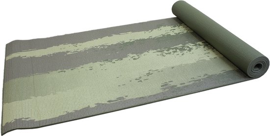 Senz Sports Yogamat Premium - 180 x 60 x 0.6 cm - Groen met print van Senz Sports
