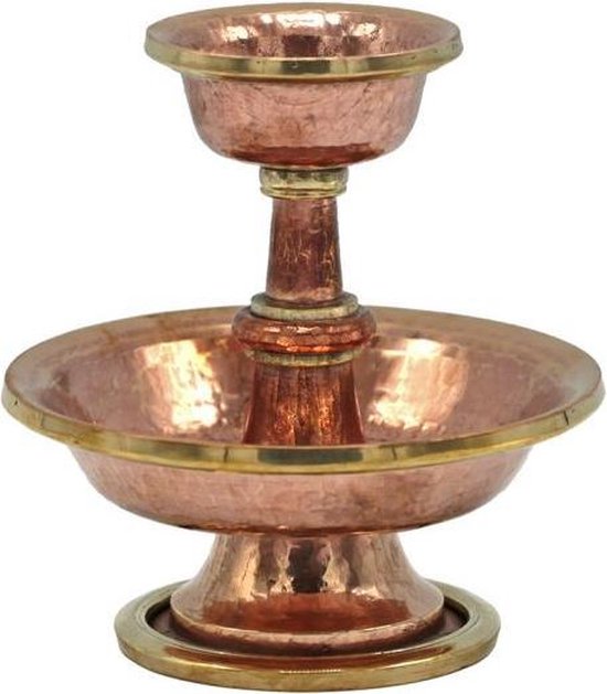 Serkyem offerset tweedelig - 11x12 - 430 - Koper van Tibetan Rituals