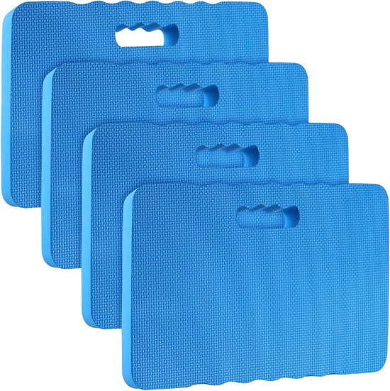 Set van 4 knielmatten van dik EVA-schuim voor tuinieren, werk en yoga - Comfortabel en duurzaam