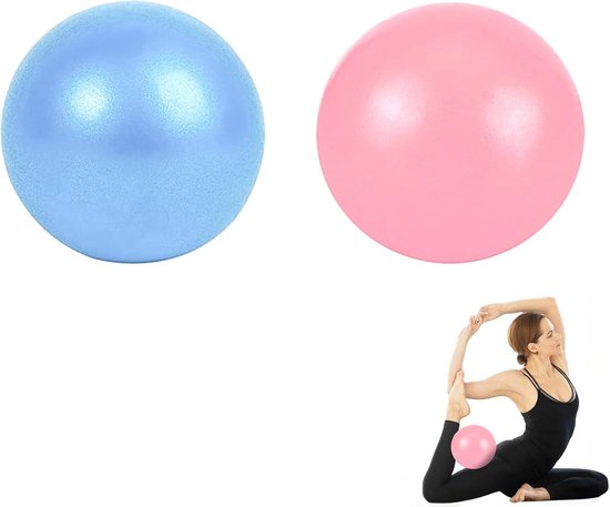 Set van 4 Pilates Ballen - Antislip en Zacht, Ideaal voor Buikspieren, Schouders en Balanstraining, Geschikt voor Yoga en Thuisfitness