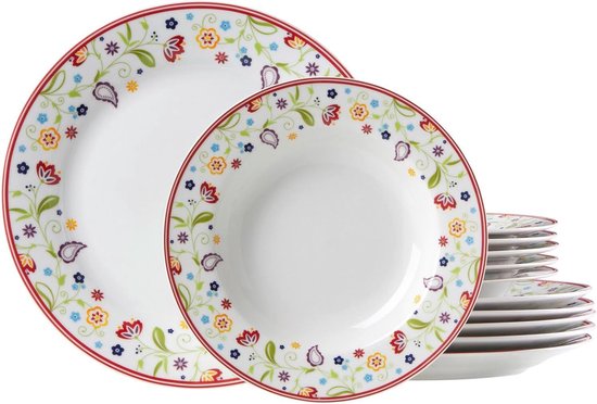 Shanti tafelservies, porseleinen serviesgoed van Shanti