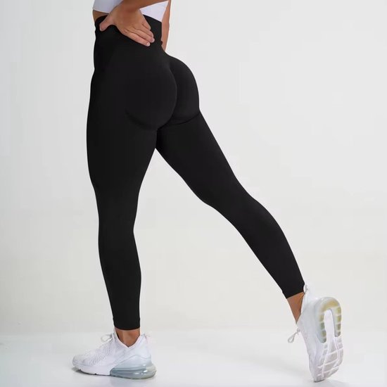 Shapetape High waist sportlegging - Maat XXL - Zwart - sportbroek - squat proof - sportkleding dames - Yoga kleding dames - hardloopbroek dames - yoga legging dames - Tiktok legging van Shapetape