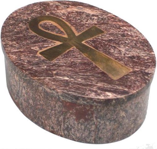 Sierdoosje Ankh - zeepsteen van Esschert Design