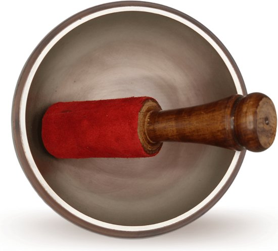 Silver copper singing bowl van Dharmaobjects