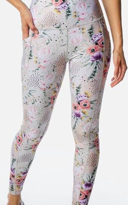 SKINSHIELD - UV-legging met on Side pocket voor dames - L van SKINSHIELD